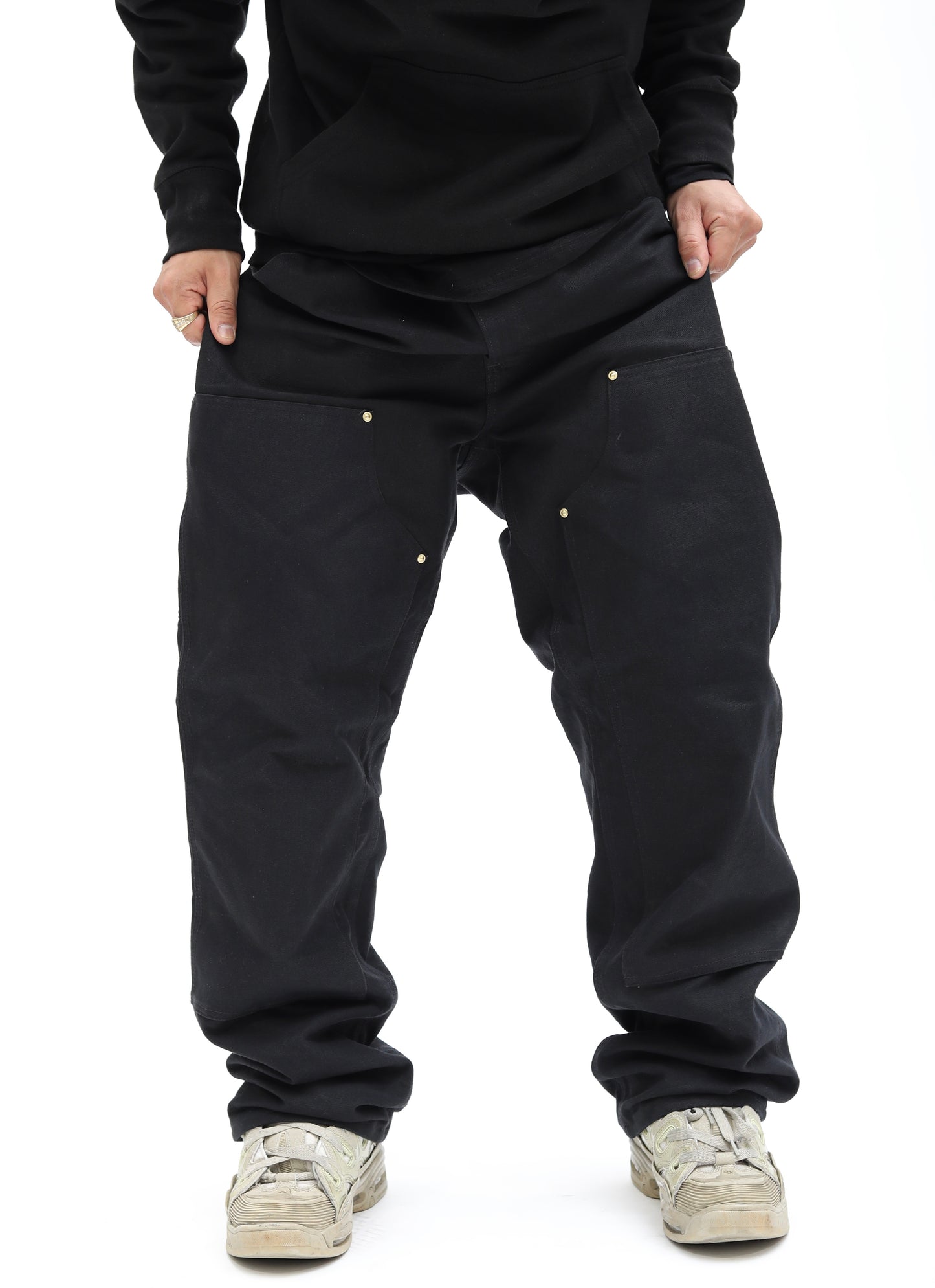 Reworked double knee pants