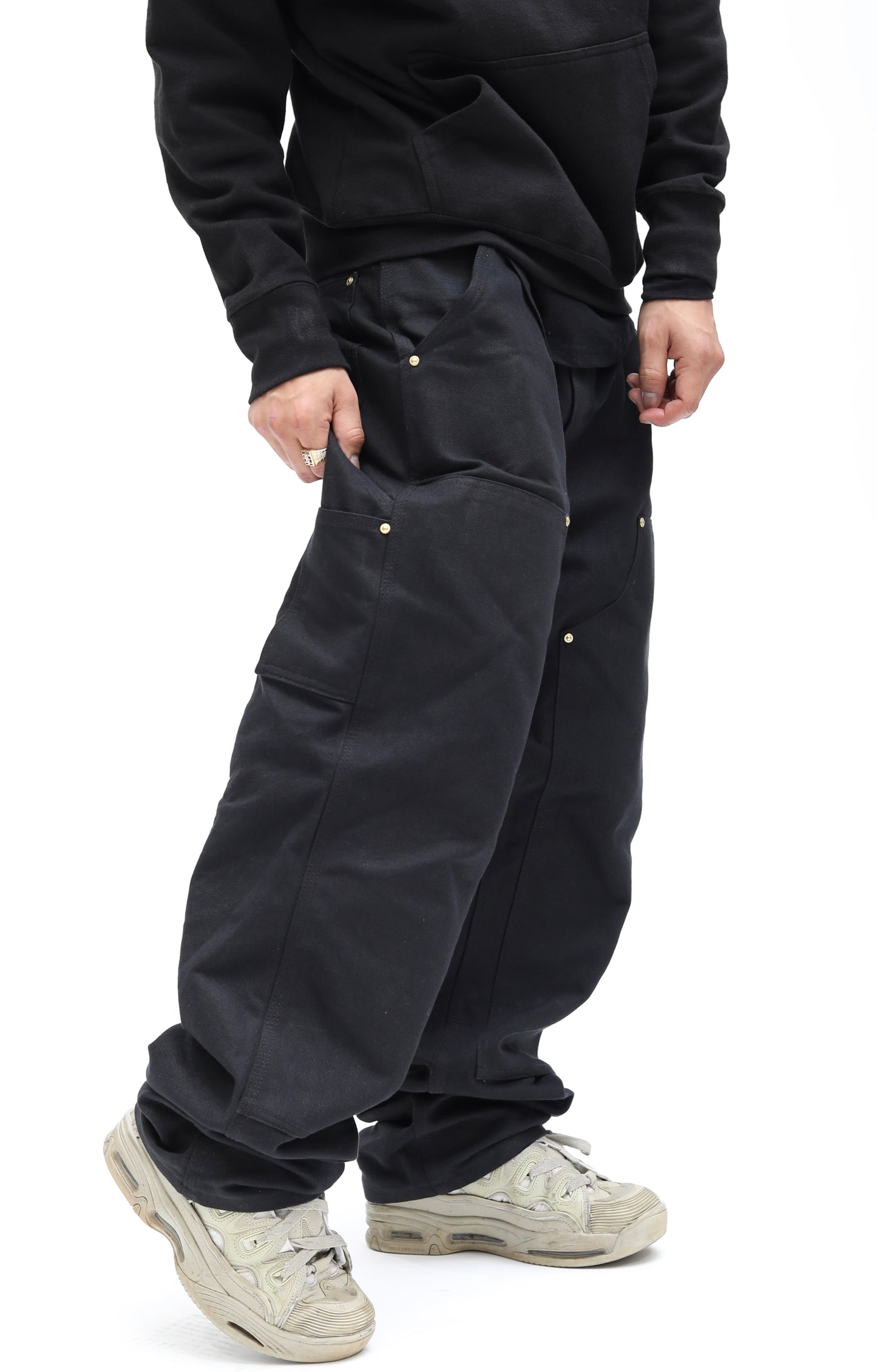 Reworked double knee pants