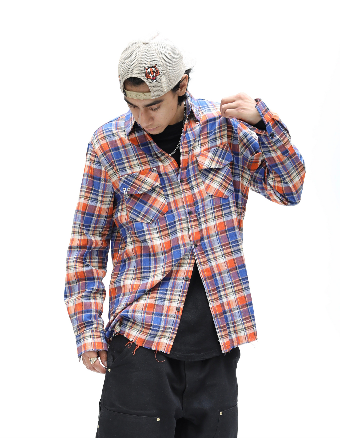 Punk skater flannel reverse