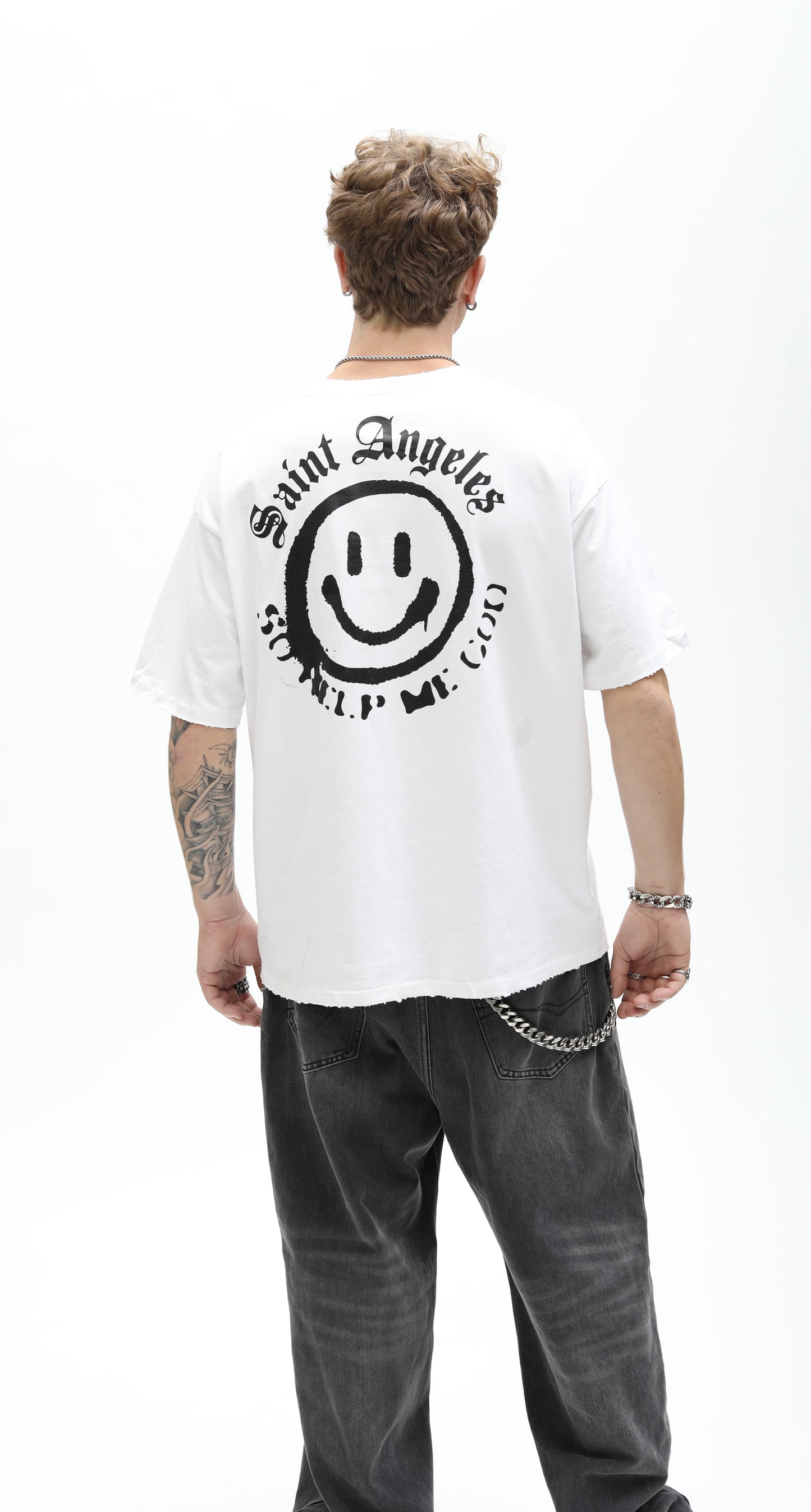 Smile Now distressed shirt