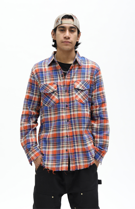 Punk skater flannel reverse